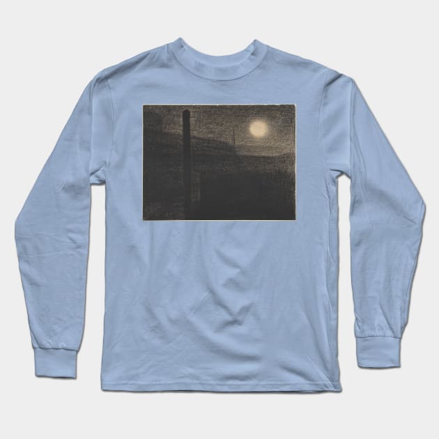 Courbevoie: Factories by Moonlight Long Sleeve T-Shirt by GeorgesSeurat